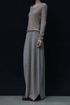 SWAYING 24 Autumn and Winter Low Round Neck Wool Bottoming Shirt SW-SW24AW1T22-TUO Camel SW24AW1T22